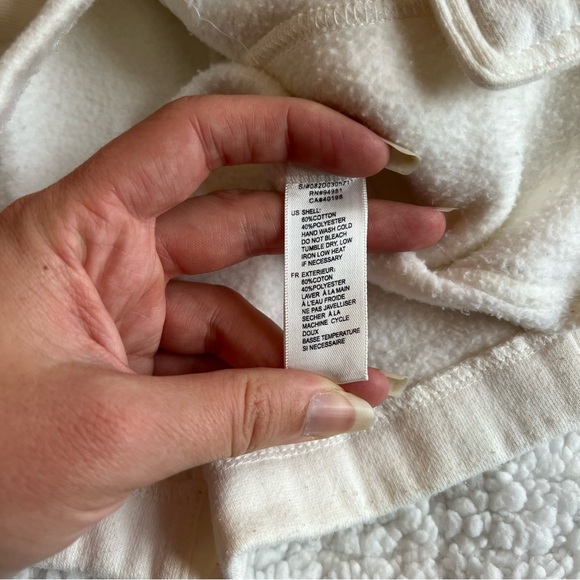 Cream sweatshirt jacket - Picture 4 of 7